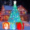 GOOSH 7 FT Christmas Inflatables Tree 3 Present Boxes with Built-in LEDs